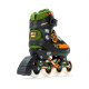 SFR Pixel Adjustable Inline Skates - Green/Orange