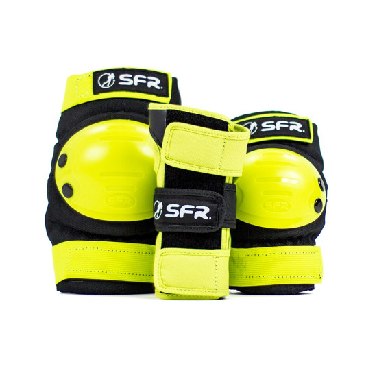 SFR Youth Ramp Triple Pad Set - Lime