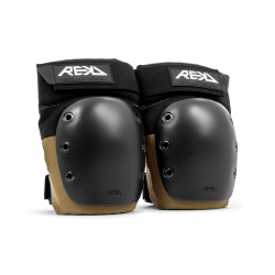 REKD Ramp Knee Pads - Black/Khaki
