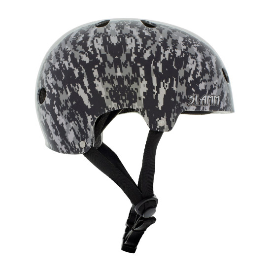 Slamm Logo Helmet Grey Camo