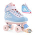Rio Roller Milkshake Cotton Candy Quad Roller Skates With Skate Bag 