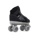 Rio Roller Lumina Quad Roller Skates - Black/Grey - Black Bag Package