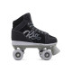 Rio Roller Lumina Quad Roller Skates - Black/Grey - Black Bag Package