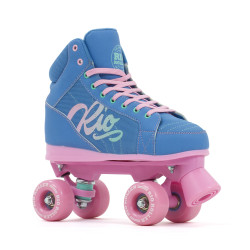 Rio Roller Lumina Quad Roller Skates - Blue/Pink