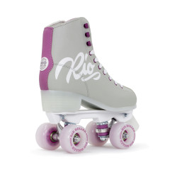 Rio Roller Script Quad Roller Skates - Grey/Purple