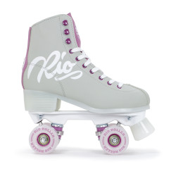 Rio Roller Script Quad Roller Skates - Grey/Purple