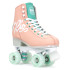 Rio Roller Script Quad Roller Skates - Peach/Green