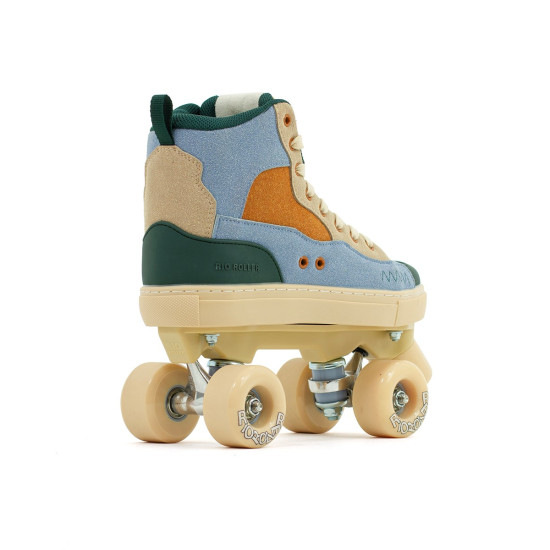 Rio Roller Beats Quad Roller Skates Blue/Tan