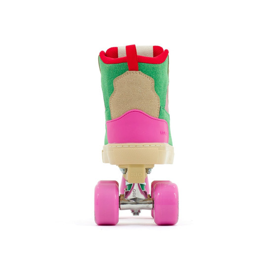 Rio Roller Beats Quad Roller Skates Pink/Green