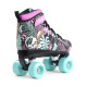 SFR Vision Canvas Quad Roller Skates -  Floral - With Skate Bag