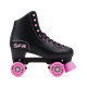 SFR Figure Quad Roller Skates - Black/Pink