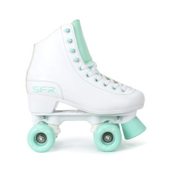 SFR Figure Quad Roller Skates White/Green Package - Script Bag
