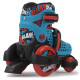 SFR Stomper Boys Adjustable Quad Roller Skates With Safety Pad Set