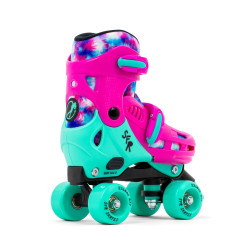 SFR Hurricane IV Adjustable Quad Roller Skates Tie Dye