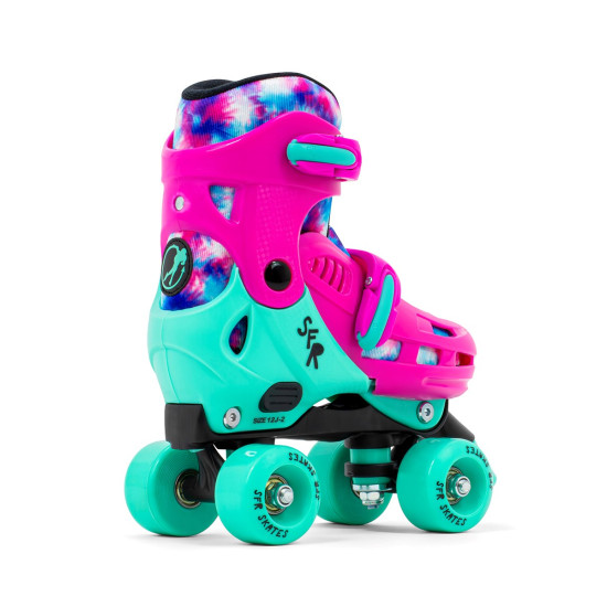 SFR Hurricane IV Adjustable Quad Roller Skates Tie Dye