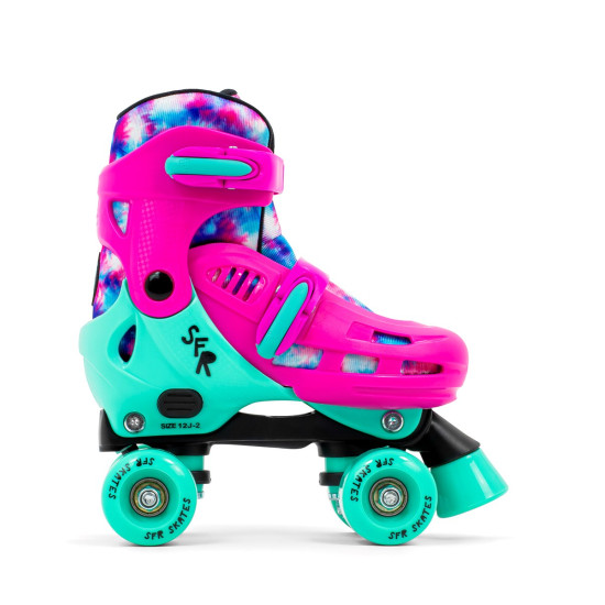SFR Hurricane IV Adjustable Quad Roller Skates Tie Dye