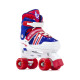 SFR Spectra Adjustable Quad Skates - Red/Blue