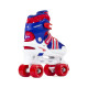SFR Spectra Adjustable Quad Skates - Red/Blue