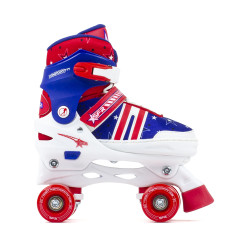 SFR Spectra Adjustable Quad Skates - Red/Blue
