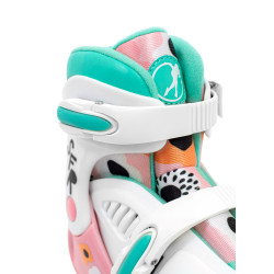 SFR Storm V Adjustable Quad Roller Skates Flower