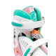 SFR Storm V Adjustable Quad Roller Skates Flower
