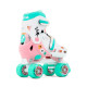 SFR Storm V Adjustable Quad Roller Skates Flower