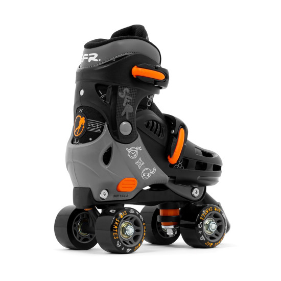 SFR Storm V Adjustable Quad Roller Skates Ninja