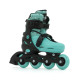 SFR Plasma Adjustable Inline Roller Skates - Green/Black