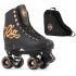 Rio Roller Quad Roller Skates - Rose Black With Bag Package