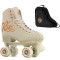 Rio Roller Quad Roller Skates - Rose Cream With Bag Package
