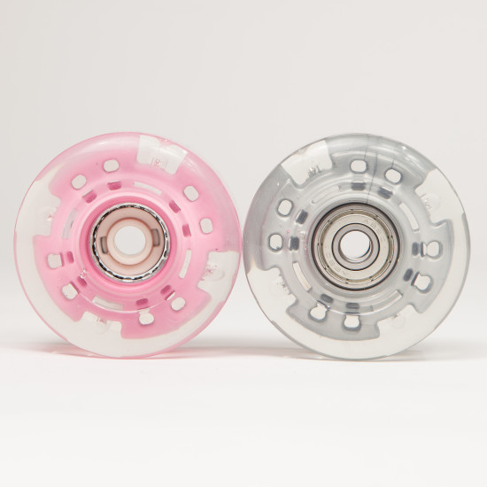 SFR Light Up Flashing Wheels, Pack of 4