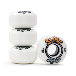 Enuff Super Softie Skateboard Wheels White 53mm
