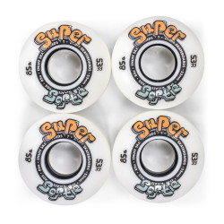 Enuff Super Softie Skateboard Wheels White 53mm