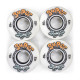 Enuff Super Softie Skateboard Wheels White 53mm