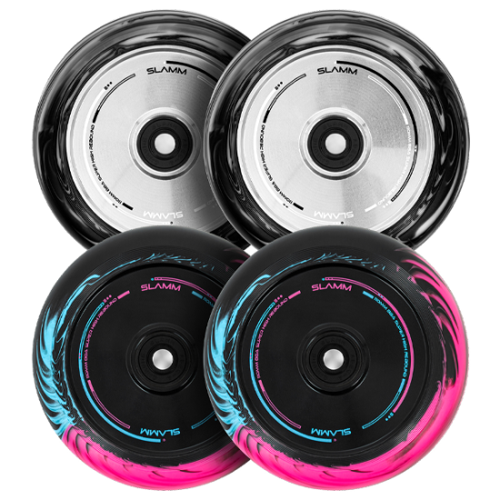 Slamm 110mm Swirl Hollow Core Wheels - Pair