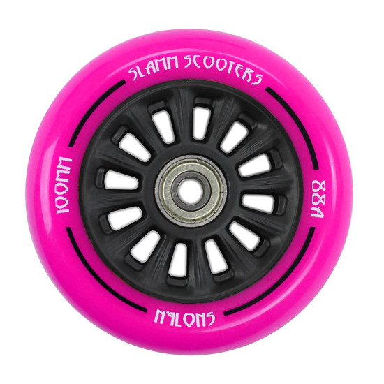 Slamm 100mm Nylon Core Wheel - Various Colours