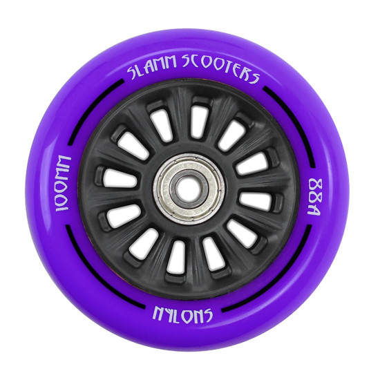 Slamm 100mm Nylon Core Wheel - Various Colours