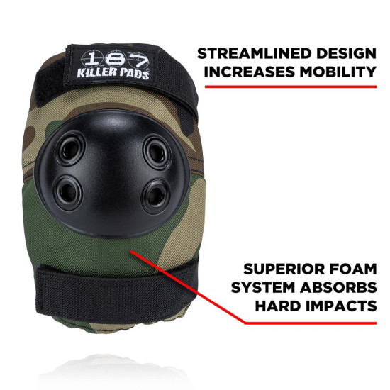 187 Killer Pads Adult 6 Pack Set - Camo