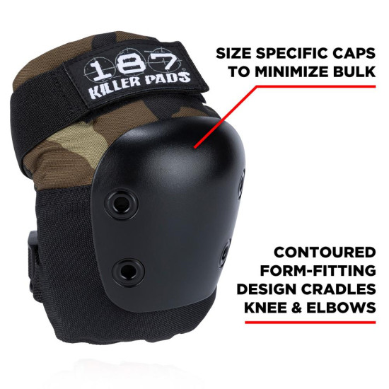 187 Killer Pads Adult 6 Pack Set - Camo