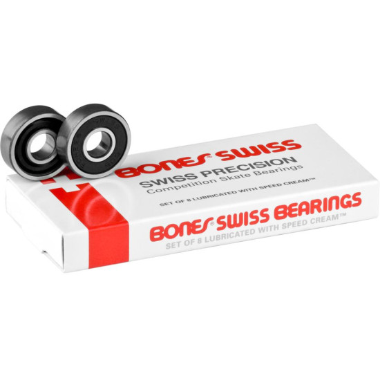 Bones Swiss Original Bearings 608 8mm ( Pack of 8)