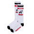 Rookie 16" Mid Calf BUMP Socks White/Red