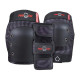 Pro-Tec Pads X Spitfire Street Adult 3 Pack Pad Set Open - Black