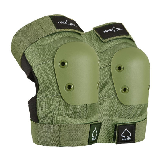 Pro-Tec Pads Street 3 Pack Set Open Back Junior - Army Green