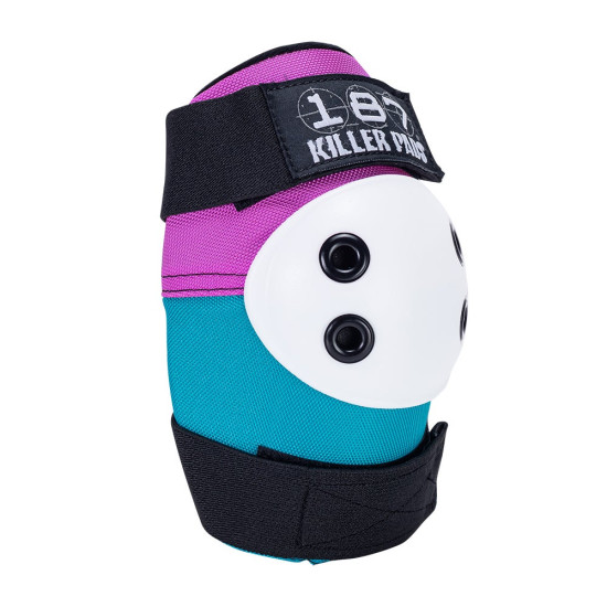 187 Killer Pads Adult 6 Pack Set - Pink/Teal
