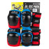187 Killer Junior 6 Pack Pad Red/Blue