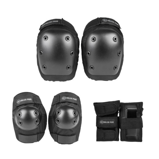 187 Killer Street 6 Pack Knee/Elbow/Wrist Pad Set Adult
