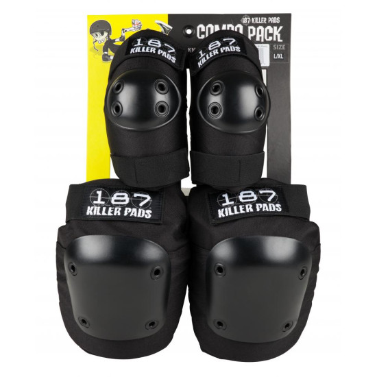 187 Killer Pad Set Combo Pack Black