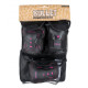 Bullet Blast V2 Junior Triple Pad Set - Black/Pink