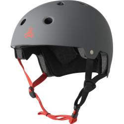 Triple 8 Brainsaver Matt Helmet with EPS Liner - Gun Grey 