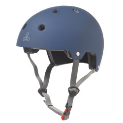 Triple 8 Brainsaver Matte Helmet with EPS Liner - Blue 